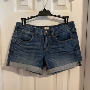 Women’s J. Crew Jean shorts. Size 0 but run big